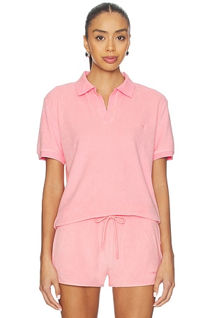 Towelling Embroidered Polo Hunza G