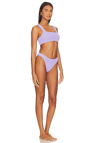 Hunza G Xandra Bikini Set in Lavender