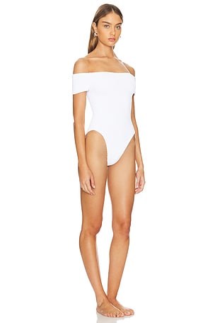 Hunza G Grace One Piece in White