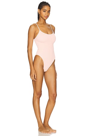 Hunza G Pamela Contrast One Piece in Peach