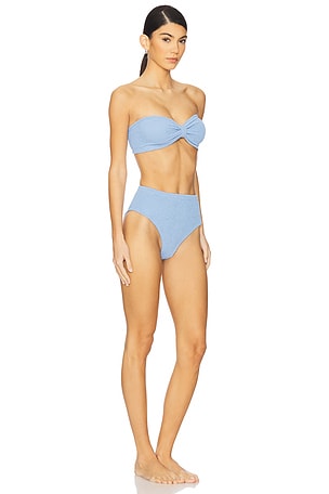 Hunza G Ruby Bikini Set in Blue