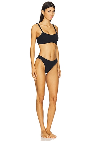 Hunza G Phoebe Bikini Set in Black