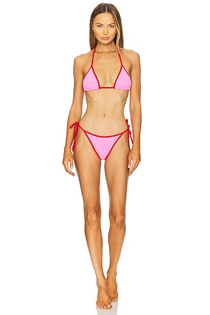 Gina Contrast Bikini Set Hunza G