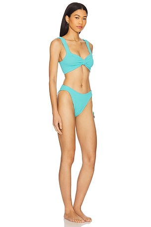 Hunza G Bonnie Bikini Set in Blue,Teal