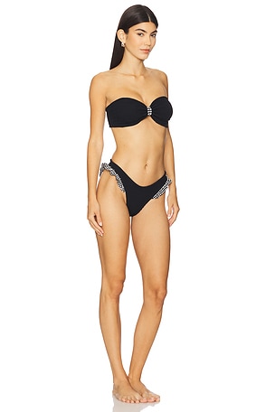 Hunza G Jean Bikini Set Swimsuit in Black