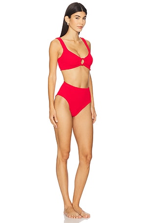 Hunza G Nadine Bikini Set in Red