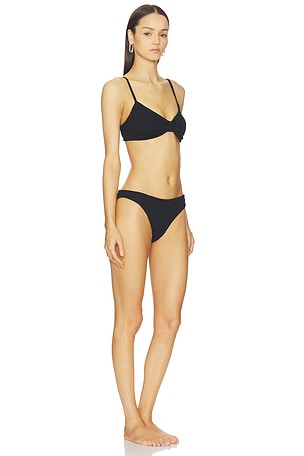 Hunza G Alicia Bikini Set in Black