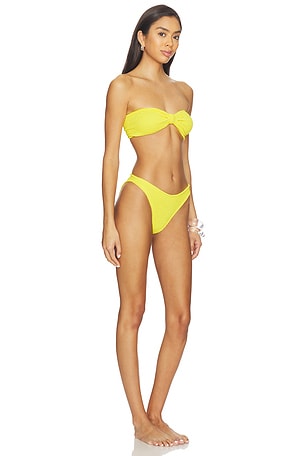 Hunza G Jean Bikini Set in Yellow