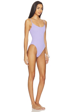 Hunza G Pamela One Piece Swimsuit in Purple