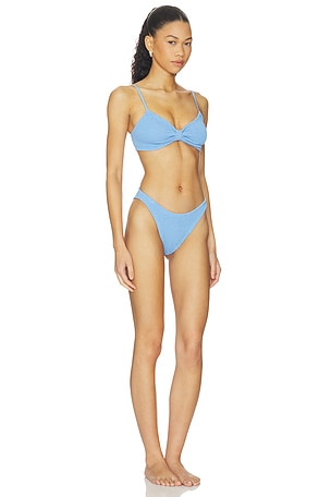 Hunza G Alicia Bikini Set in Baby Blue