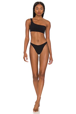 Hunza G Luna Nile BIkini in Black Nile | REVOLVE