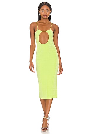 Buy Superdown Marissa Ruched Mini Dress In Green - Lime Green At 5% Off