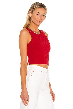h:ours Julie Top in Red
