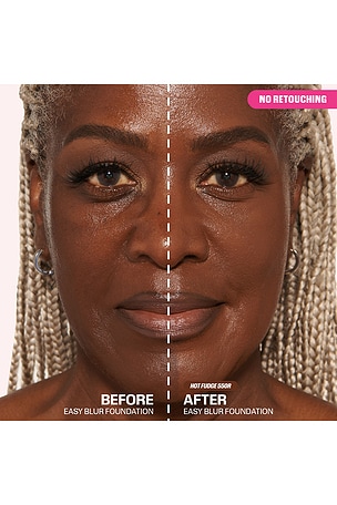 Huda Beauty Easy Blur Foundation in Hot Fudge 550R