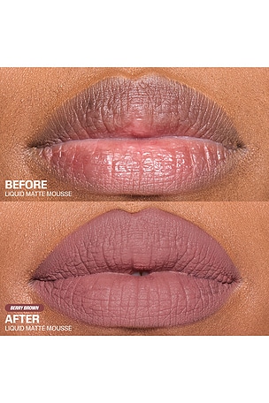 Huda Beauty Liquid Matte Mousse in Berry Brown