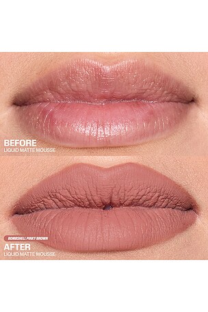Huda Beauty Liquid Matte Mousse in Pinky Brown Bombshell