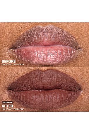 Huda Beauty Liquid Matte Mousse in Rich Brown