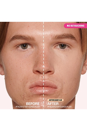 Huda Beauty Faux Filter Luminous Matte Concealer in Cotton Candy 2