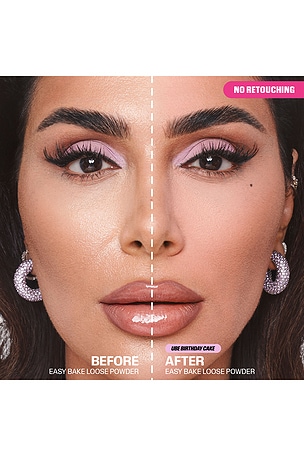 Huda Beauty Easy Bake Loose Powder in Ube Birthday Cake