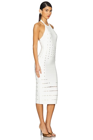 Herve Leger The Joanne Dress in White