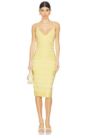 VESTIDO MIDI ROWAN Herve Leger