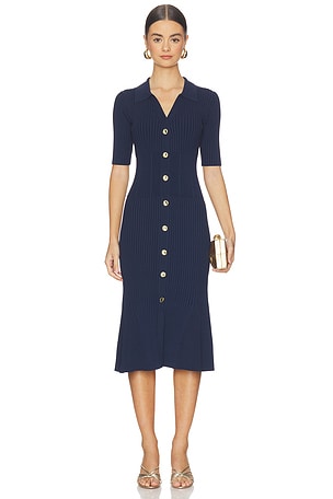 The Indra Midi Dress Herve Leger