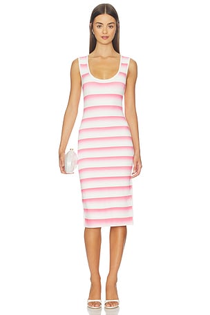 The Clea Midi Dress Herve Leger