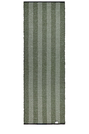 HAWKINS NEW YORK Essential Floor Runner Rug in Olive