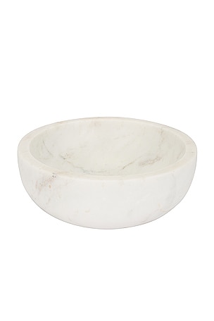 HAWKINS NEW YORK Simple Marble Large Bowl in White