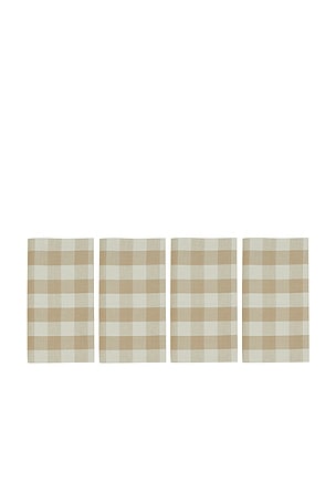 Essential Gingham Napkins Set Of 4 HAWKINS NEW YORK