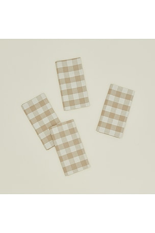 HAWKINS NEW YORK Essential Gingham Napkins Set Of 4