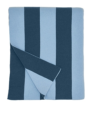 Simple Striped Throw Blanket HAWKINS NEW YORK