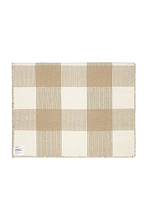 HAWKINS NEW YORK Simple Plaid Runner in Ivory
