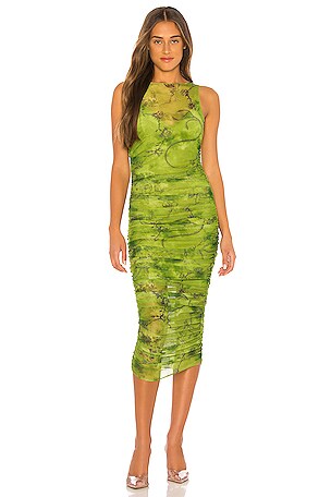 gia mini dress in acid green I.AM.GIA Crescent Midi trajes de quinceañera
