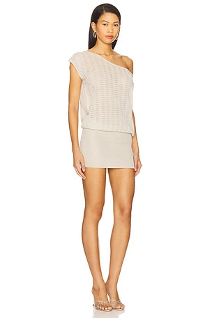 I.am.gia vestido xola meni en color plateado metálico