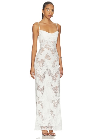 I.am.gia vestido leoN/A maxi en color blanco