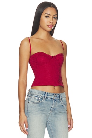 I.AM.GIA Arabelle Corset in Red. Size XXS. Also