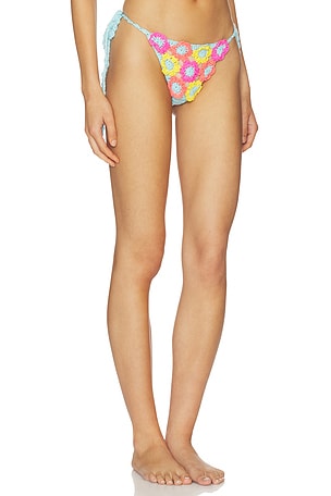 I.AM.GIA Blossom Bikini Bottom in Blue. Size S. Also