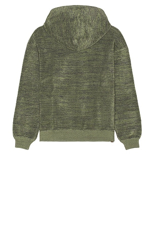ISA BOULDER Boucle Hoodie in Green