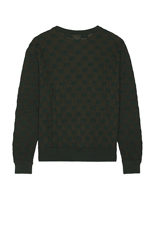 ISA BOULDER Rectangle Sweater in Dark Green