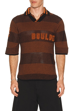 Boulder Line Polo Shirt ISA BOULDER