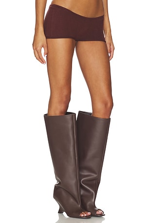 ISA BOULDER Basic Short in Brown. Size XS. Also