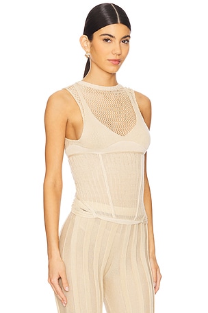 ISA BOULDER Rider Top in Beige