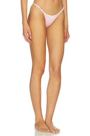 ISA BOULDER High Weave Bikini Bottom in Pink