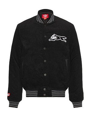 ICECREAM Hounds Varsity Jacket in Black