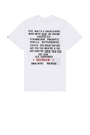 ICECREAM Dive Short Sleeve Tee in White. Size XL/1X. Also