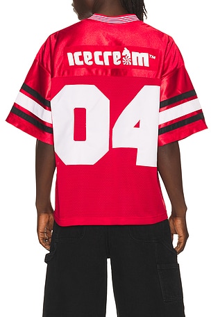 IceCrema camiseta cuello pico for us en color rojo