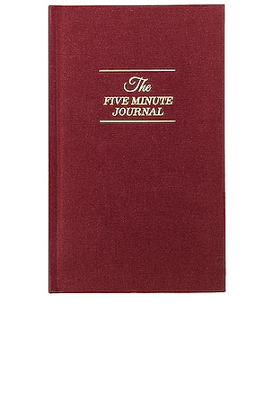 x REVOLVE Five Minute Journal in Merlot Intelligent Change