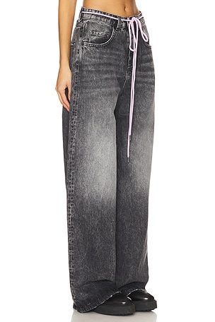 Icon Denim Debby Wide Leg in Black