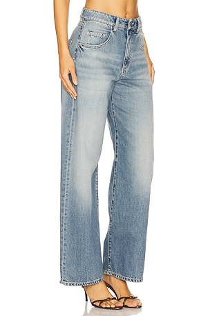Icon Denim Poppy Wide Leg Jeans in Blue